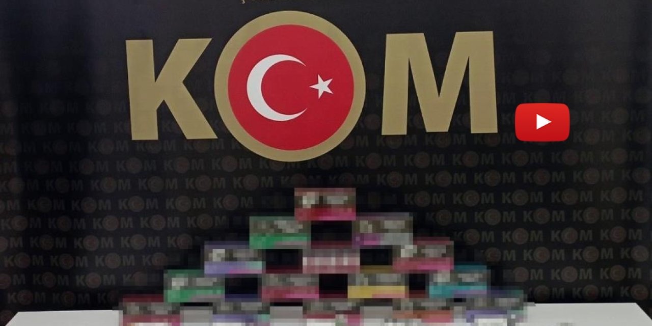 Erzurum'da kaçak sigara operasyonu