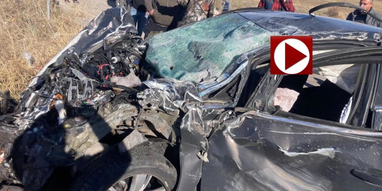 Aşkale'de trafik kazası: 2 yaralı