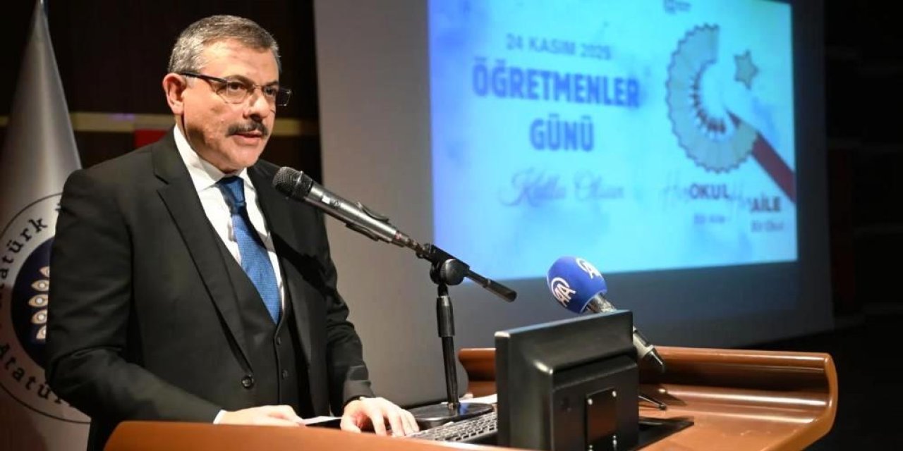 Erzurum’da 24 Kasım Öğretmenler Günü kutlaması