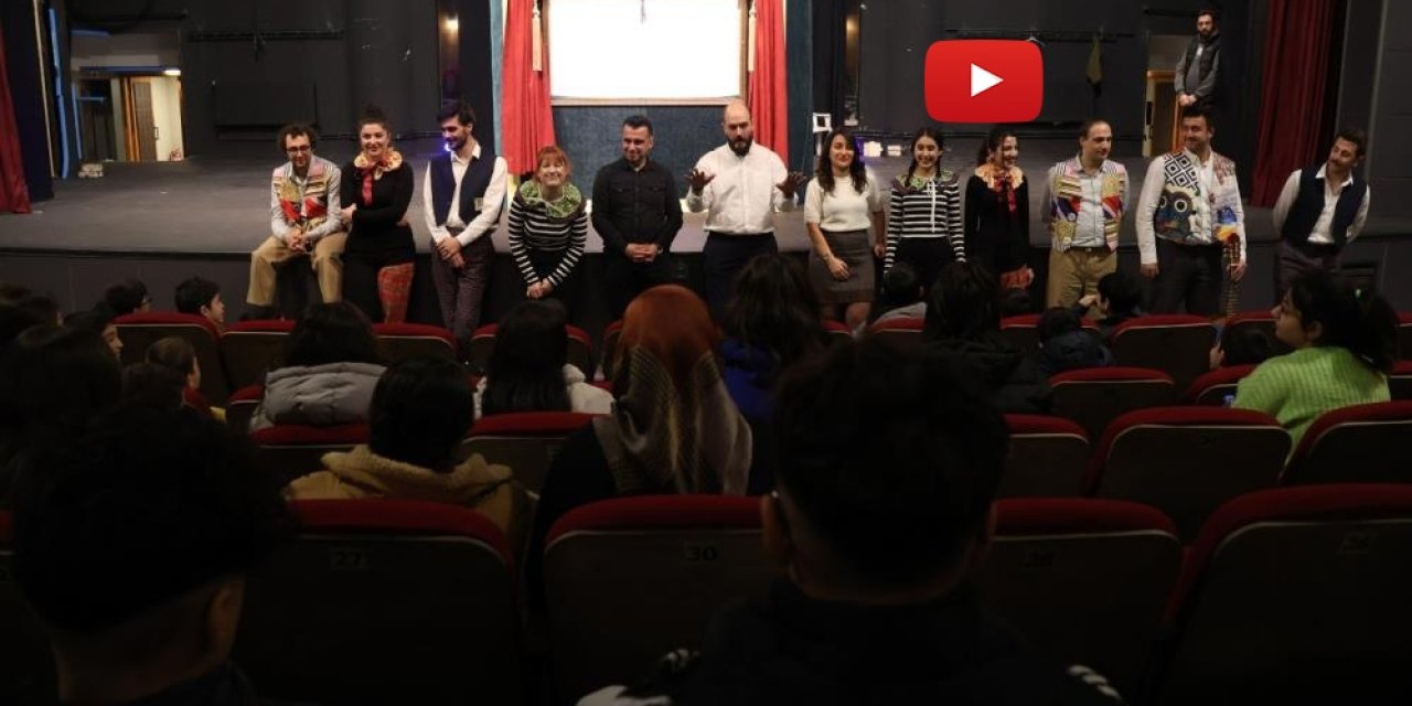 Sahneye renk geldi projesi ile çocuklar sanatla buluştu