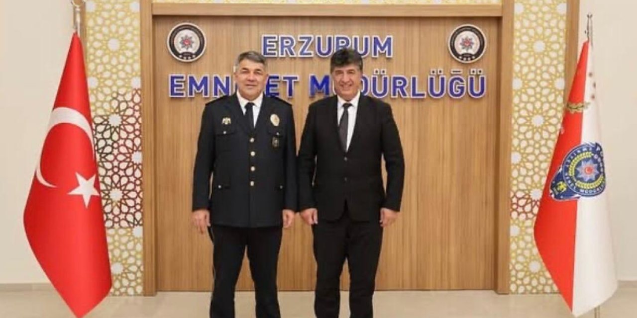 Başkan Sertoğlu’ndan  Emniyet Müdürü Karaburun’a Nezaket Ziyareti