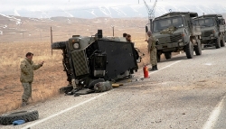 Mardin'de Askeri Araç Devrildi: 1 Şehit