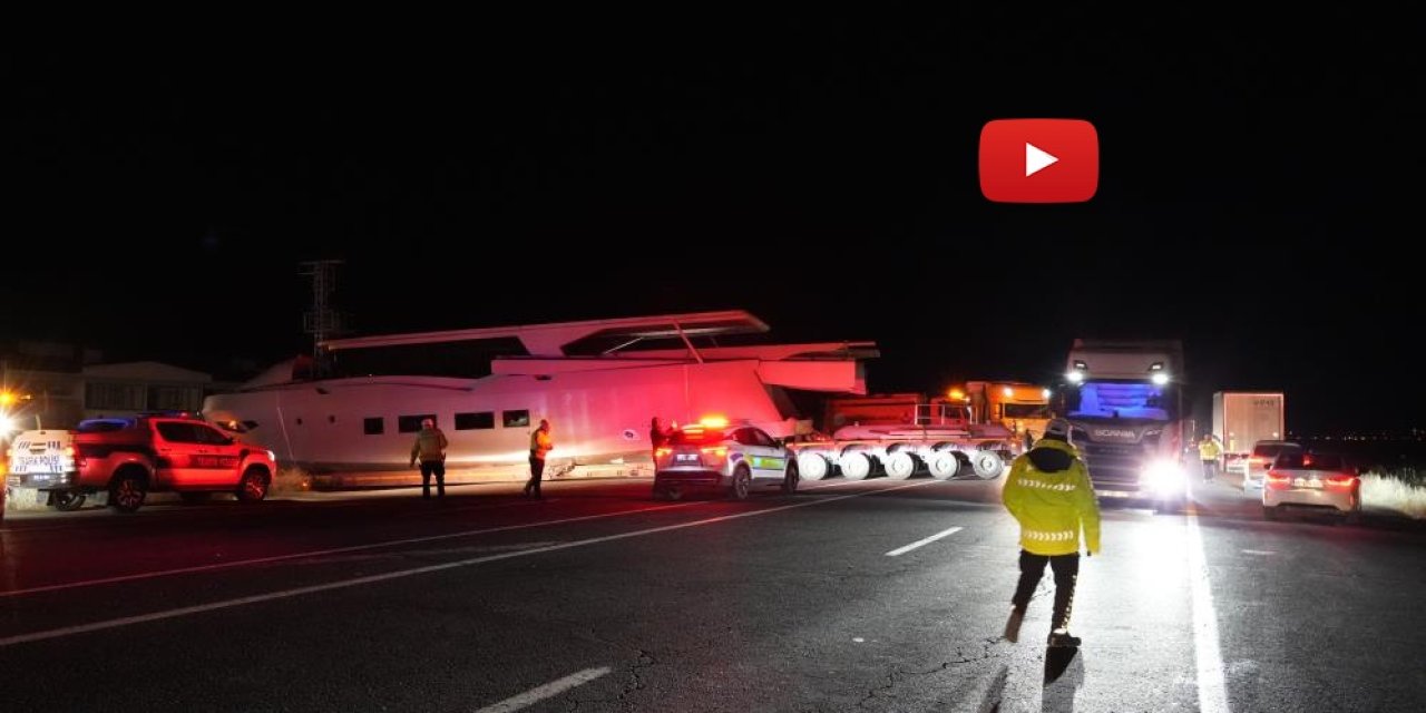 Erzurum'da yat yüklü tır karayolunu kapattı: Karşılarında yatı görenler şaşırdı