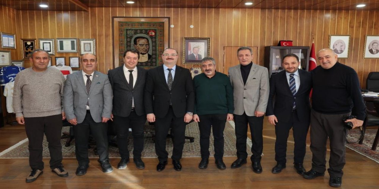 Rektör Hacımüftüoğlu, DAGC ve DGF yönetimini kabul etti