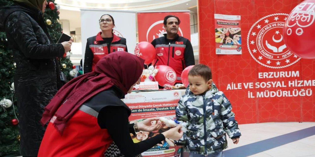 Erzurum'da imza kampanyası