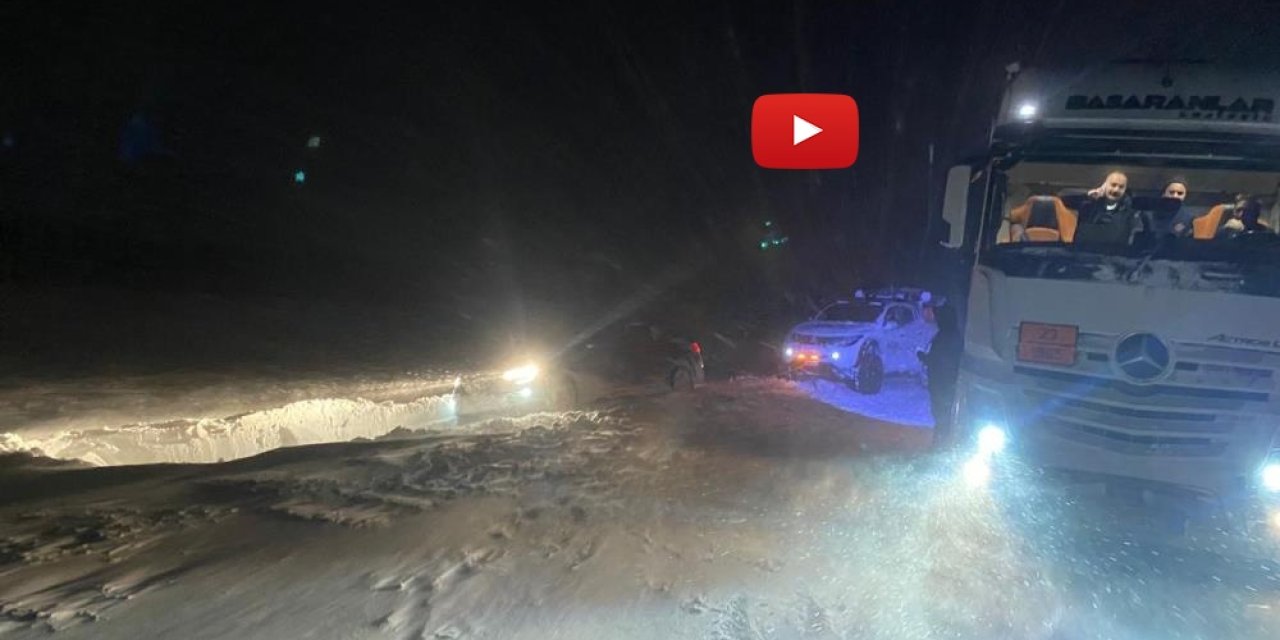 Mahsur kalan sürücüler Off-road ekiplerince kurtarıldı