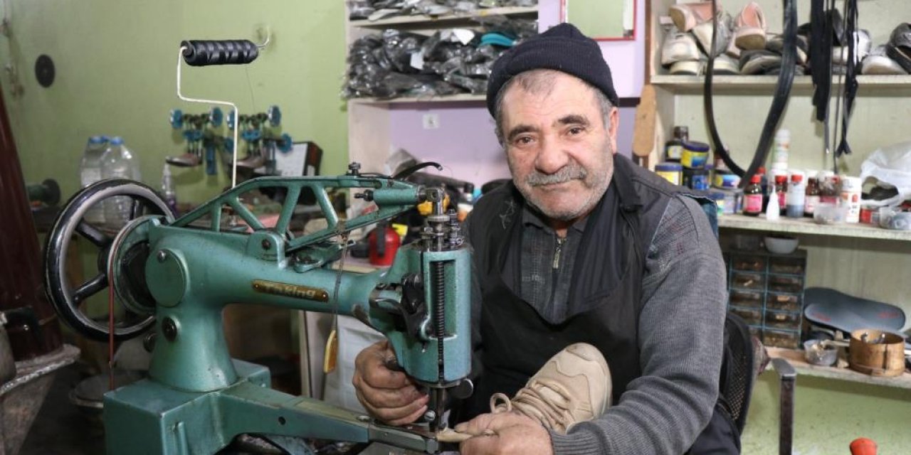 Kış geldi, ayakkabı tamircilerinin işleri açıldı