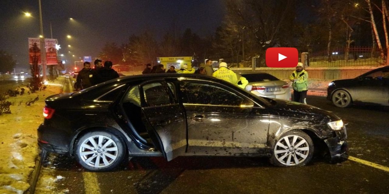 Erzurum'da zincirleme trafik kazası: 3 yaralı