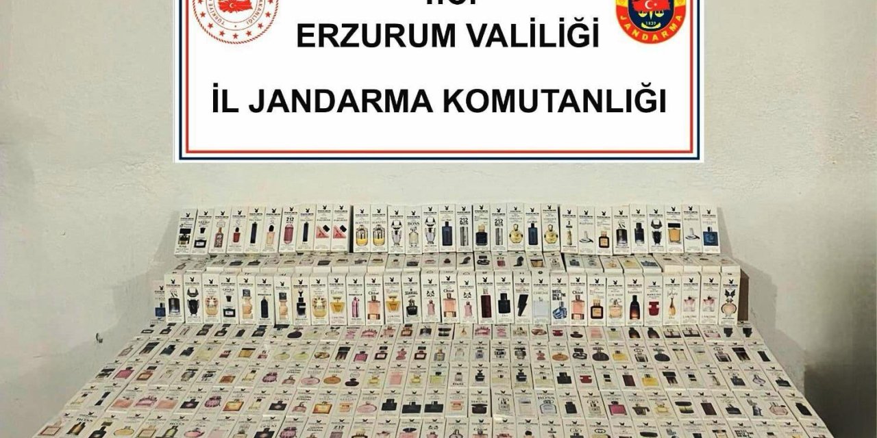 Erzurum’da Kaçak Parfüm Operasyonu