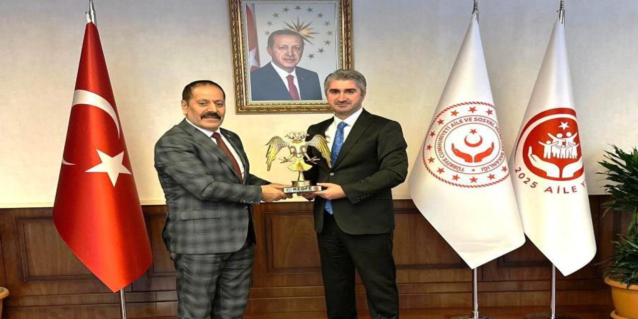 Kocaeli Erzurum Dernekler Federasyonu'ndan Bakan Yardımcısı Tarıkdaroğlu’na nezaket ziyareti