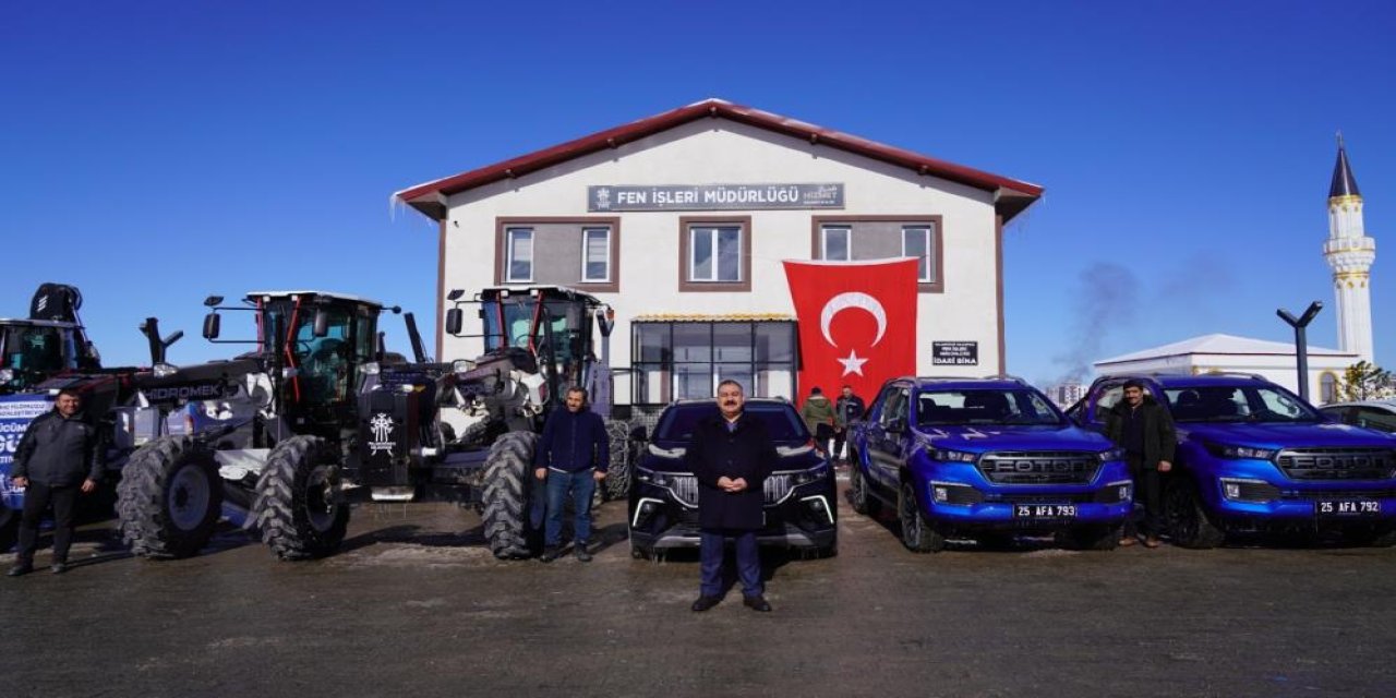 Palandöken Belediyesi araç filosunu güçlendirmeyi sürdürüyor