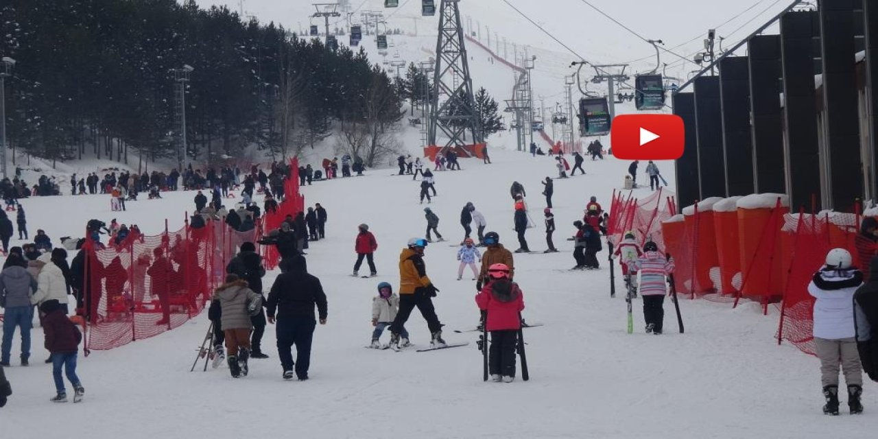 Palandöken'de kayak coşkusu