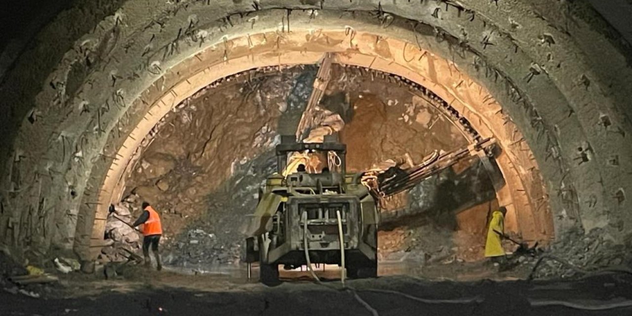 Erzurum'da tünel çalışmaları devam ediyor