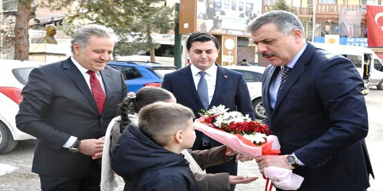 Vali Çiftçi'den Tortum Belediye Başkanı Yiğider'e nezaket ziyareti