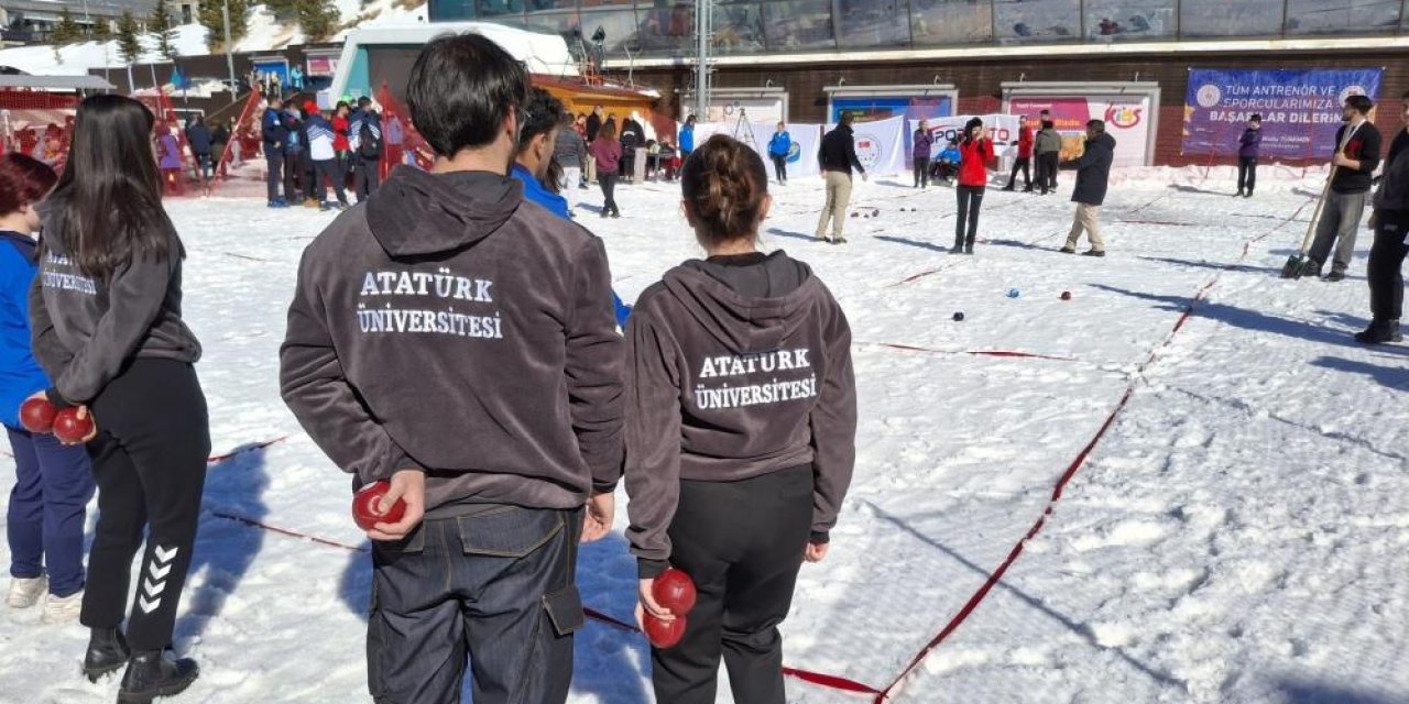 Ünilig kış oyunlarında Atatürk Üniversitesi rüzgârı