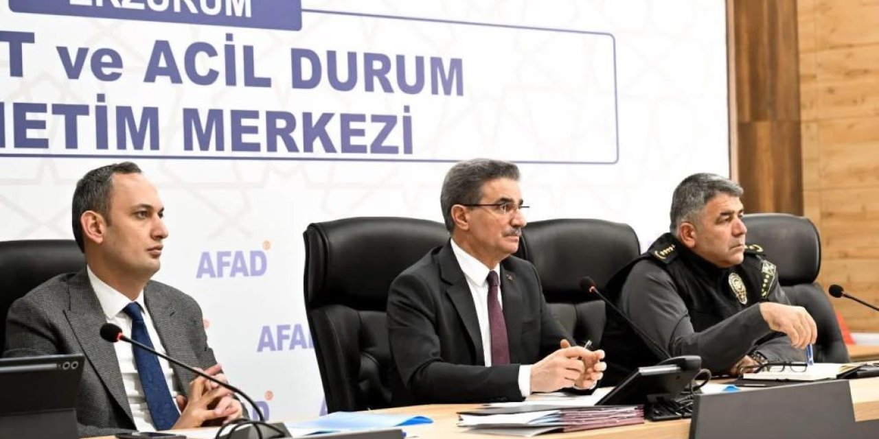 Vali Aydın Baruş başkanlığında, afet ve acil durum toplantısı yapıldı