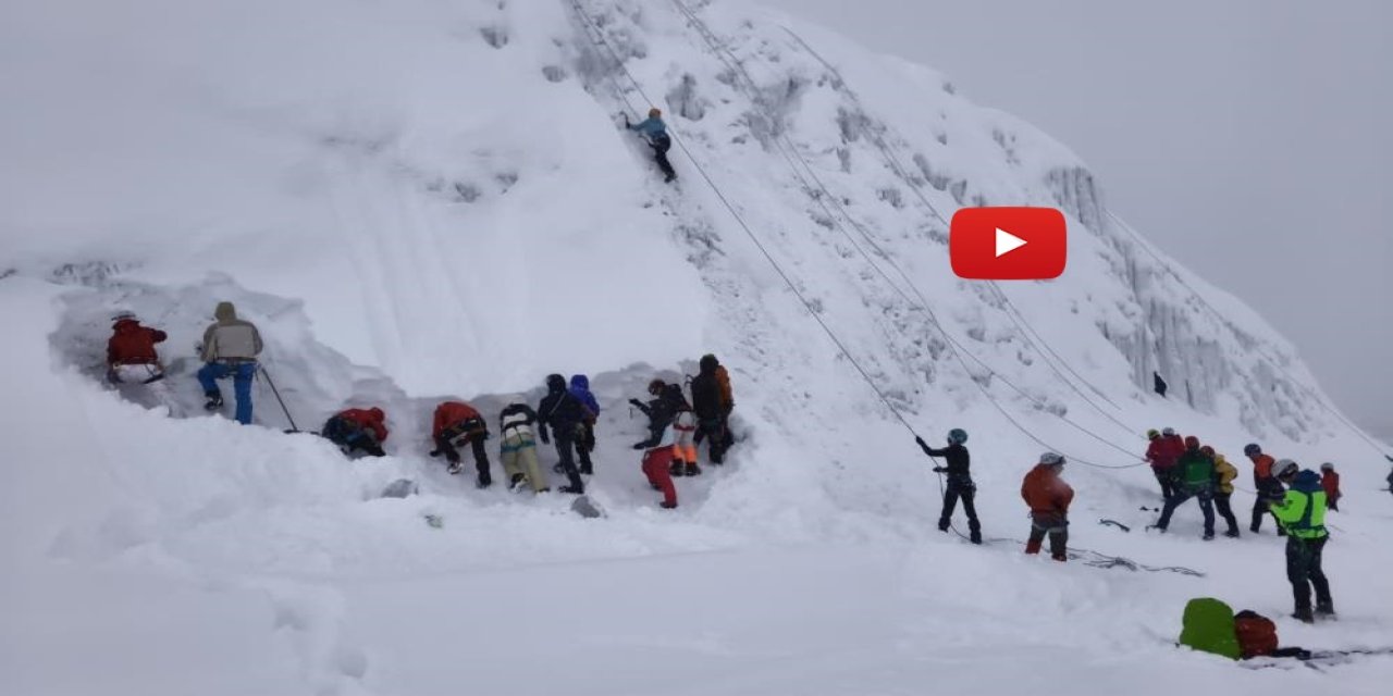 Palandöken’de buz tırmanışı eğitimi başarıyla gerçekleşti