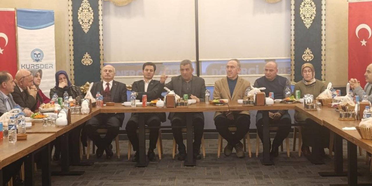 Erzurum eğitim camiası KURSDER iftarında buluştu