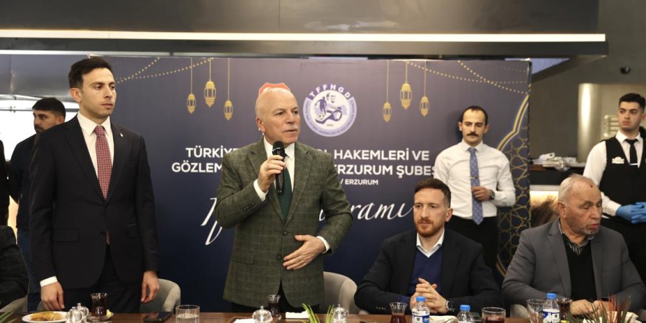 Hakemler iftar yemeğinde buluştu