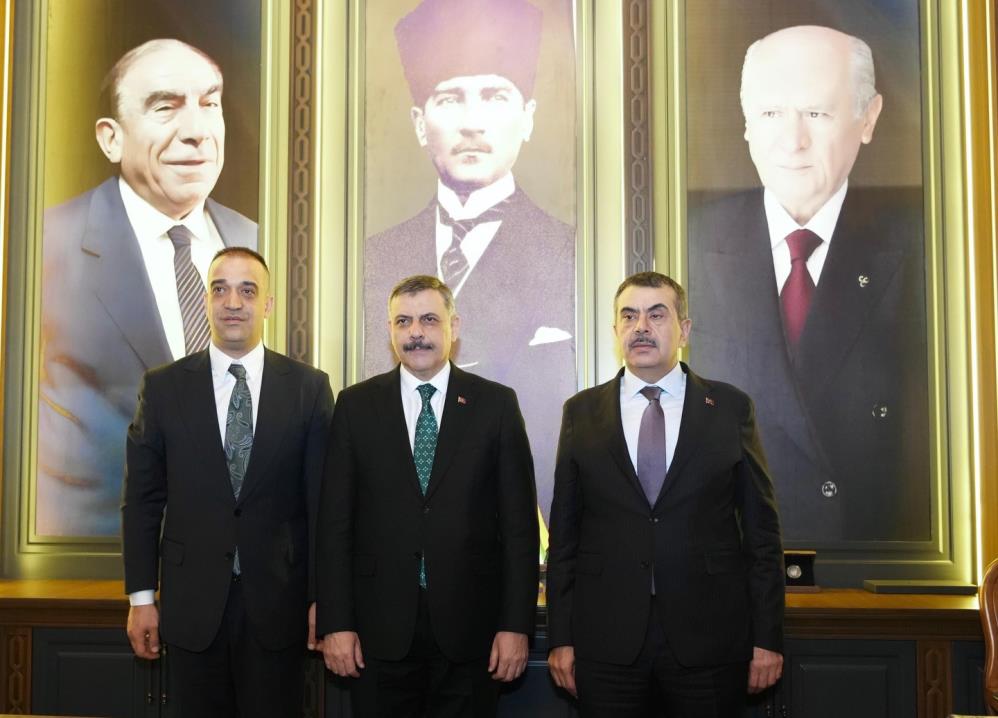 İçişleri Bakanı Çiftçi ve Milli Eğitim Bakanı Tekin'den MHP'ye ziyaret