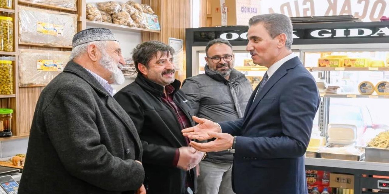 Vali Baruş esnafı dinledi