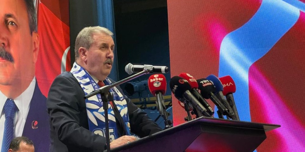 BBP Genel Başkanı Destici, Erzurum kongresinde konuştu: