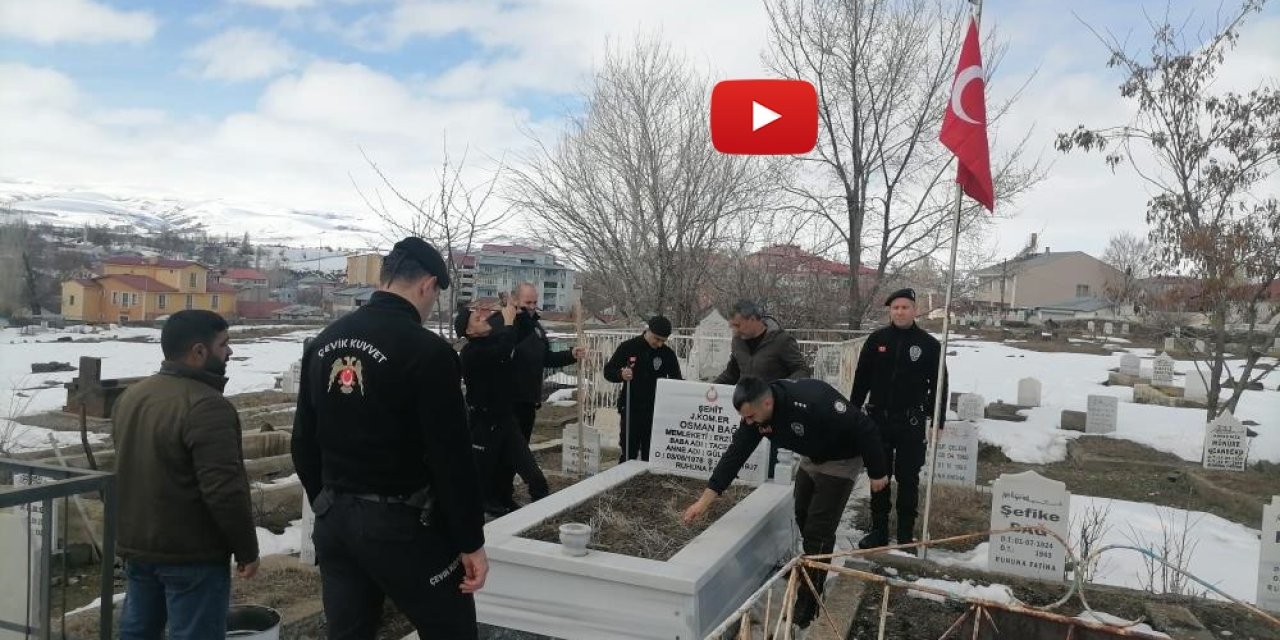 Kahraman şehitlerimizin aziz hatırasına sahip çıktılar