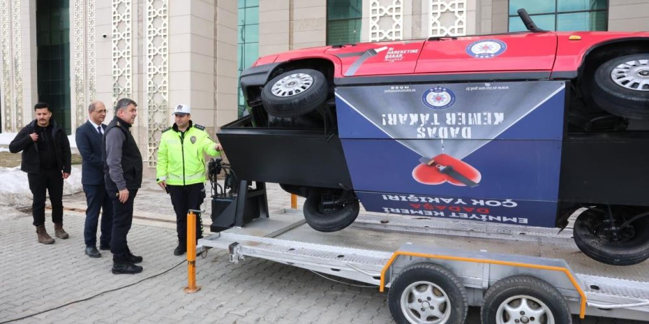 Simülasyon aracıyla emniyet kemeri kullanımının önemi anlatılacak