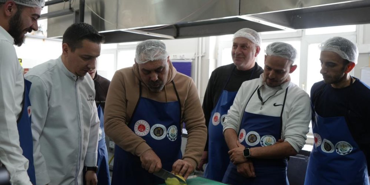 Erzurum'da ezber bozan proje: Mahkumlara "lezzetli" bir gelecek