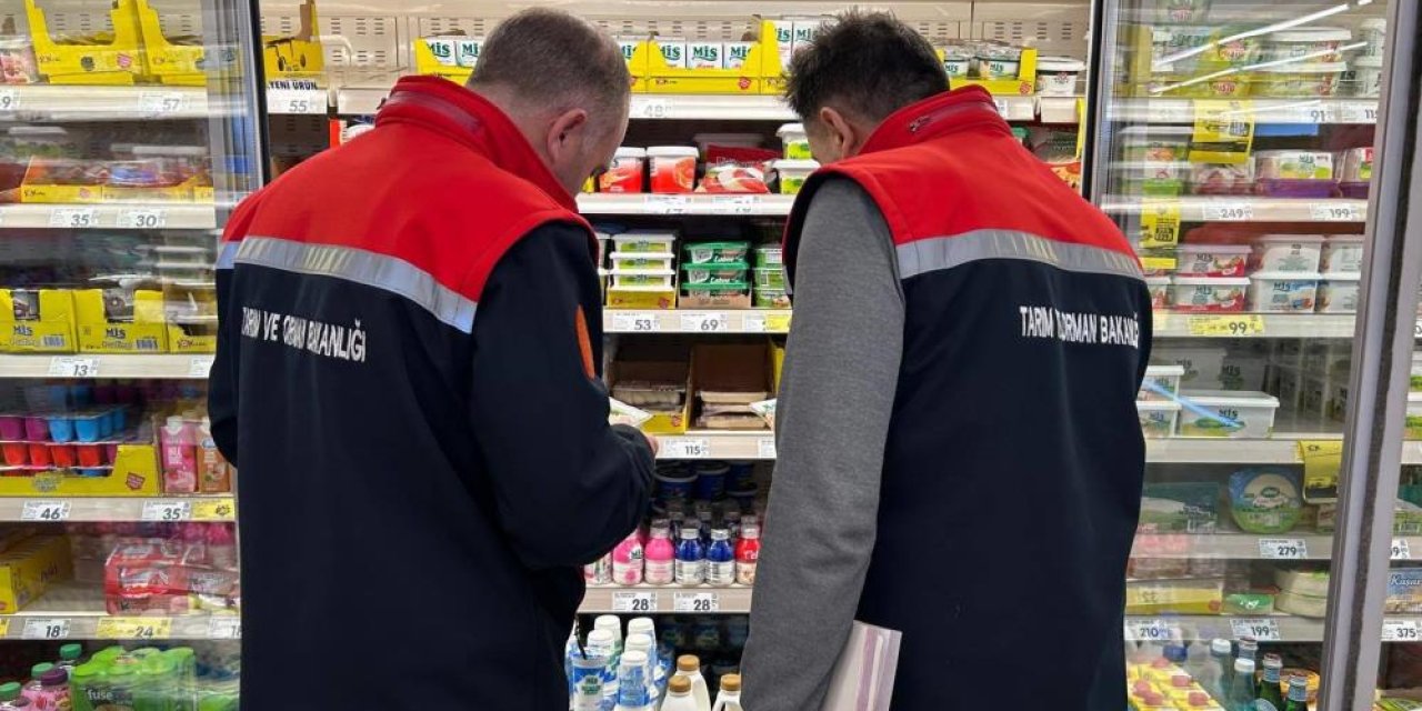 587 işletme denetlendi, 2 firmaya ceza kesildi