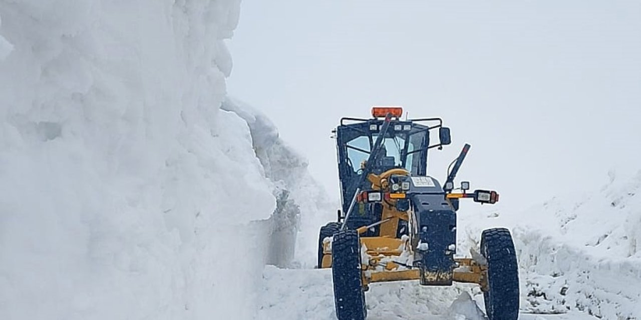 Erzurum'da karın görünmeyen iki yüzü
