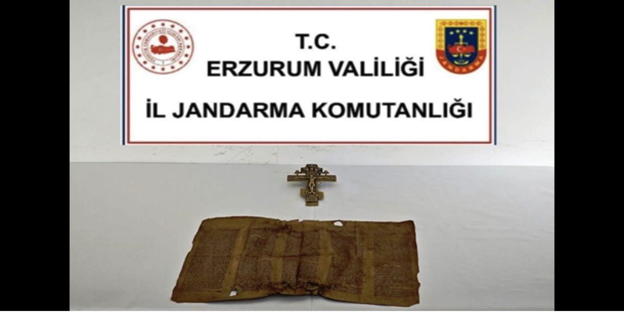 Erzurum’da tarihi eser operasyonu