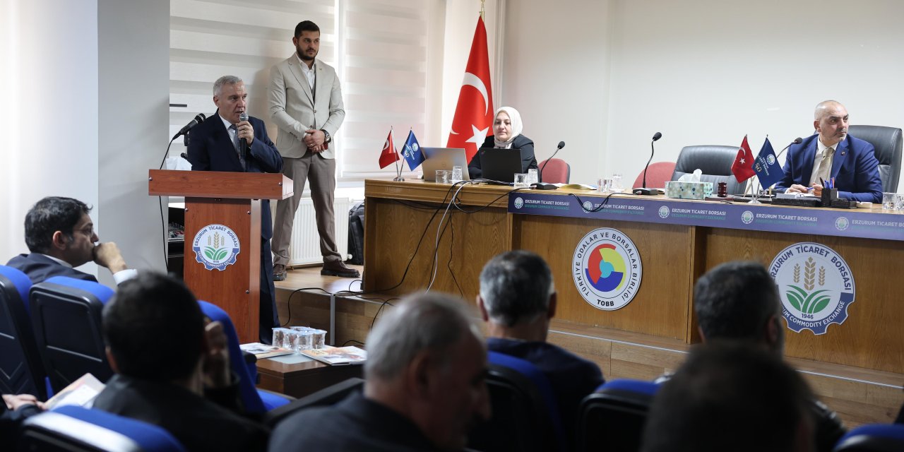 ERZURUM TİCARET BORSASI MECLİSİNE KONUK OLDU