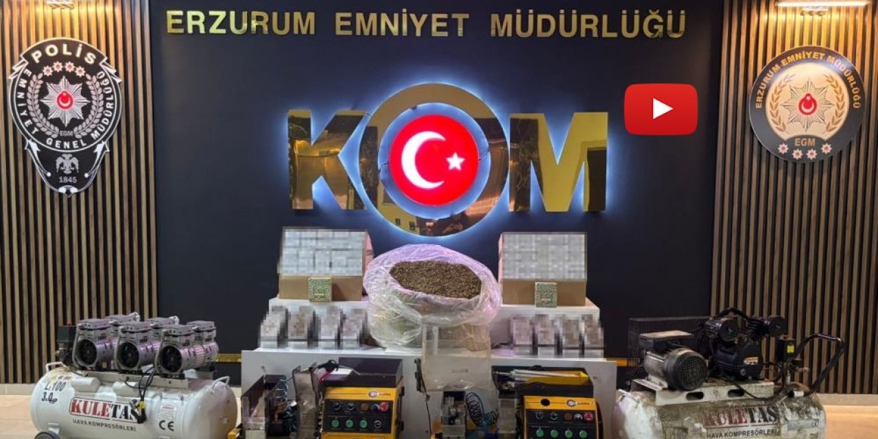 Depoyu sigara imalathanesine dönüştürdüler, polis baskın yapınca yakayı ele verdiler