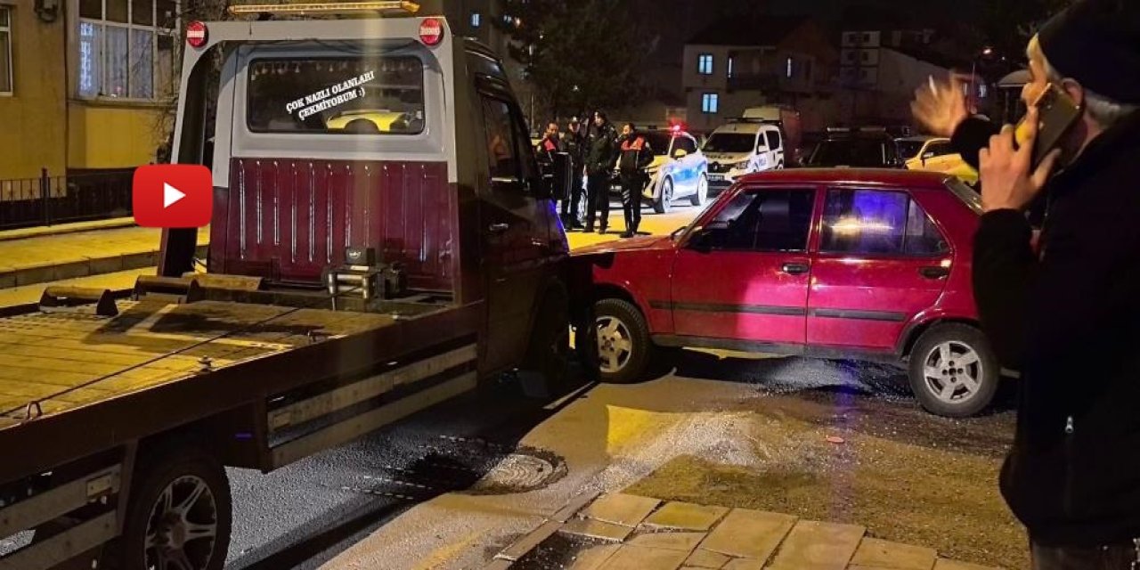 Tamirci başka bir araçla çalınan aracı kovaladı