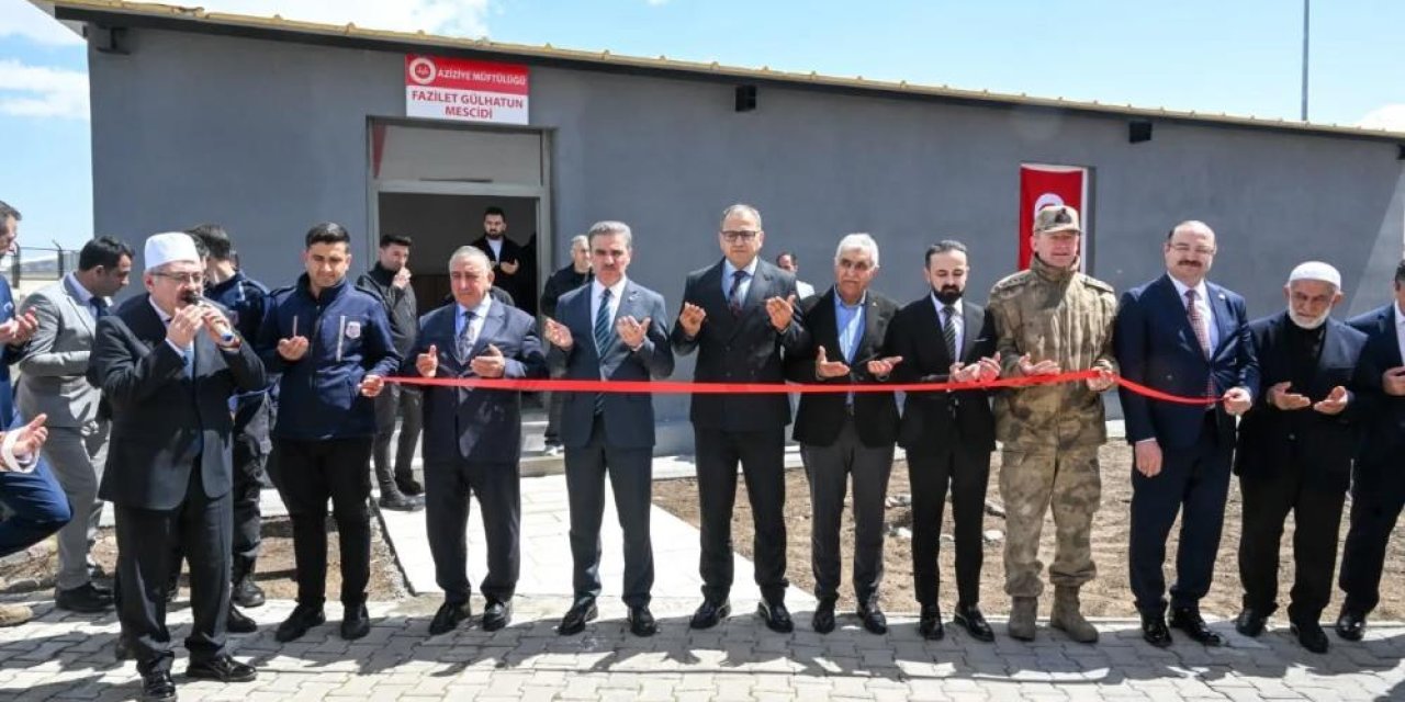 Cezaevi yerleşkesine mescit açıldı