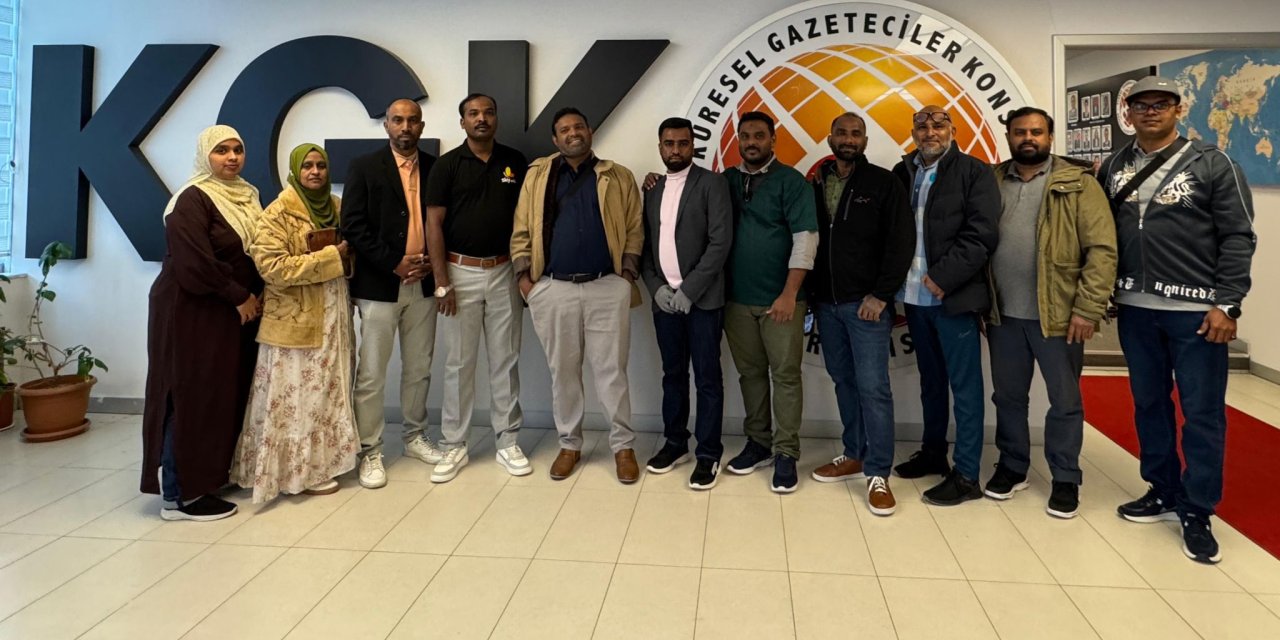 KGK, Sri Lankalı gazetecileri ağırladı