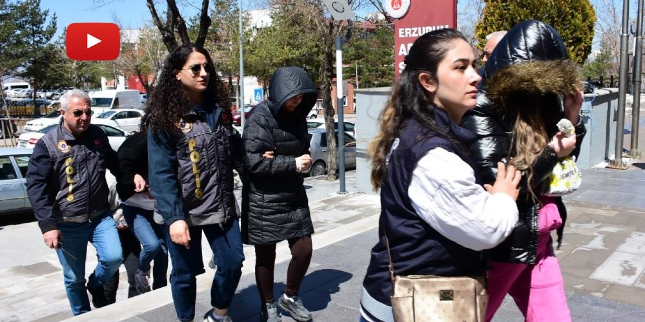 Erzurum'da masaj salonu maskesi altında fuhuş şebekesine darbe