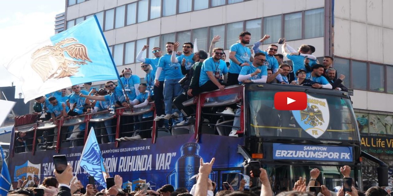 Erzurumspor FK'dan şampiyonluk turu