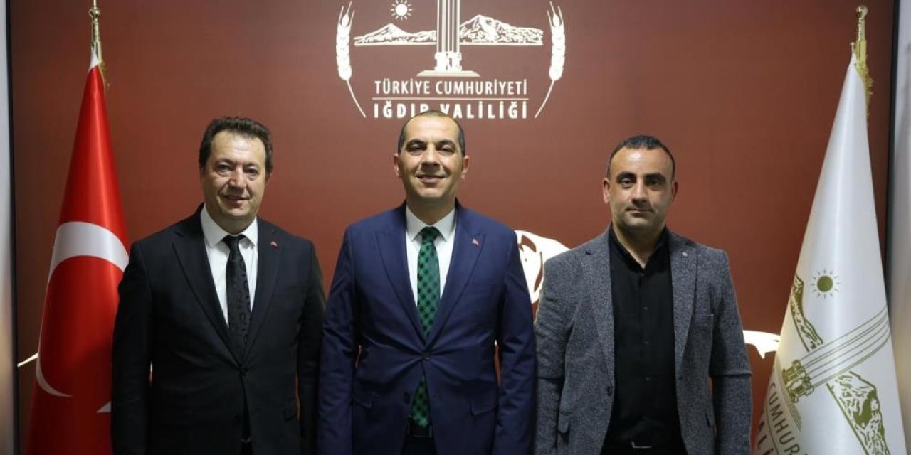 İHA Bölge Müdürü Türkez'den Vali Taşolar'a ziyaret