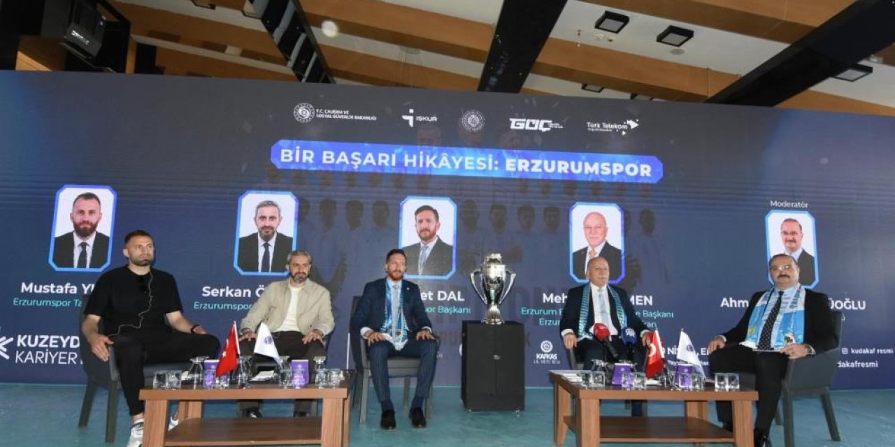 Erzurumspor'un başarı hikâyesi KUDAKAF'26'da gençlerle buluştu