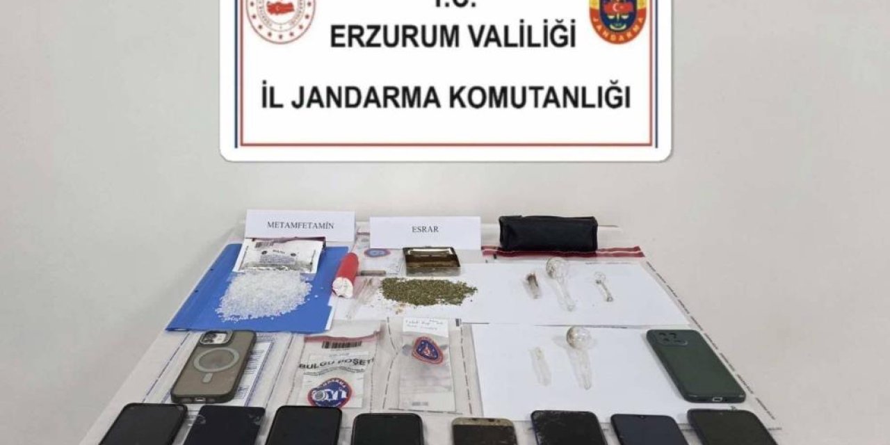 Erzurum’da uyuşturucu operasyonu; 7 kişi tutuklandı