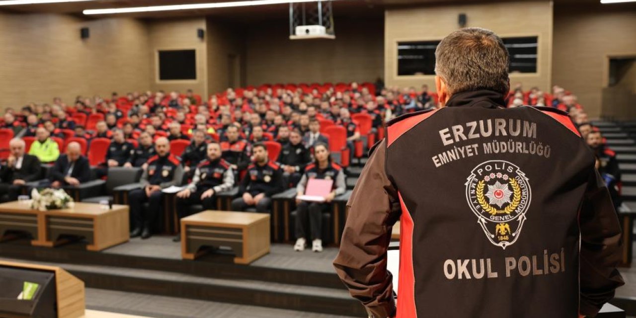 Erzurum Emniyeti'nde "Okul Polisi" zirvesi