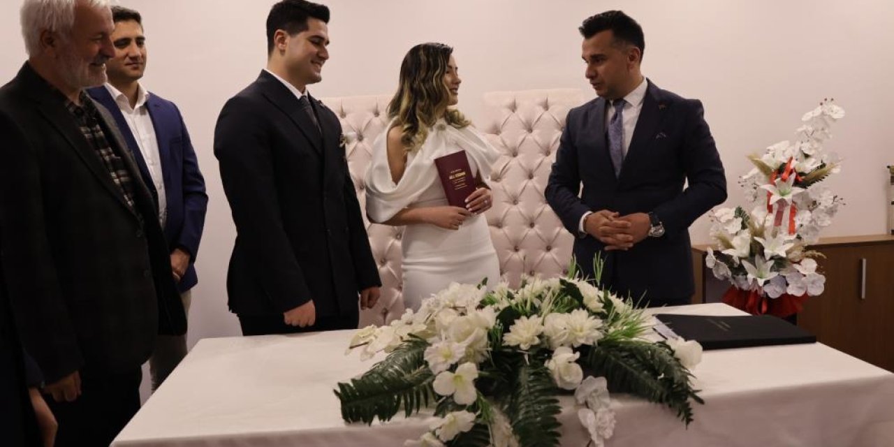 Milli Aile Haftası’nda anlamlı nikâh