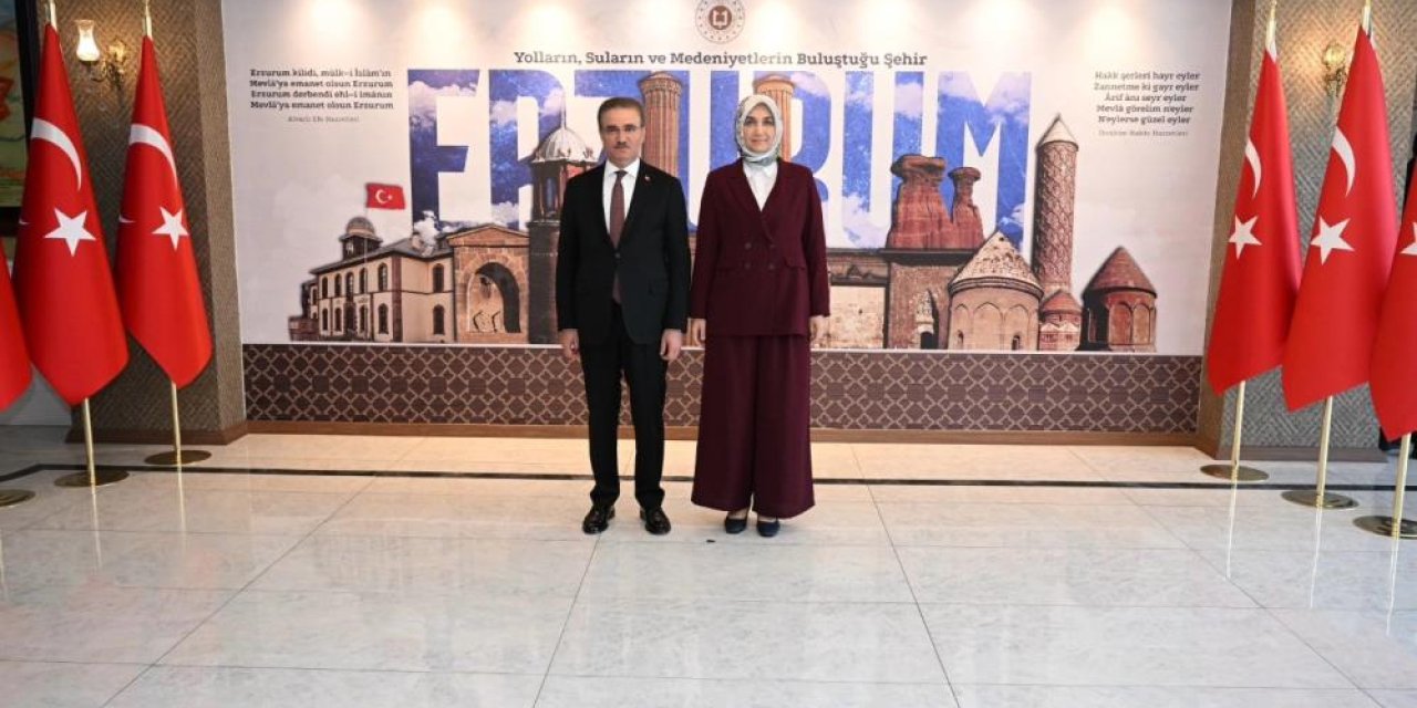 İçişleri Bakan Yardımcısı Doç. Dr. Kübra Güran Yiğitbaşı, Erzurum’da