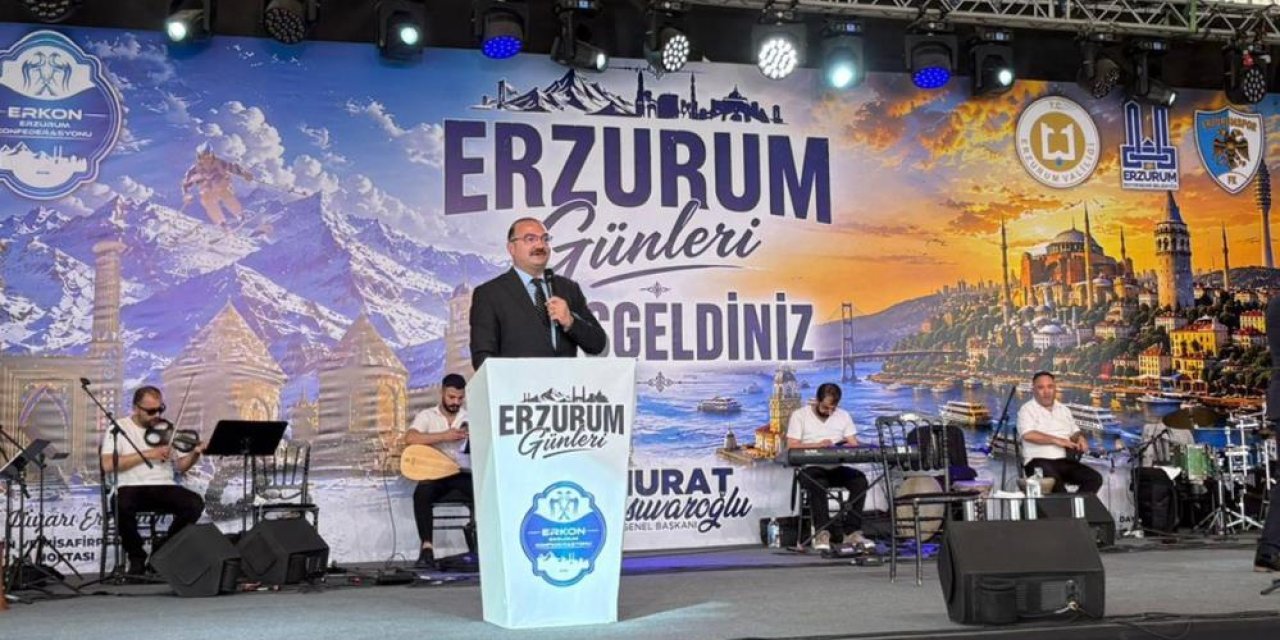 Erzurum tanıtım günleri programına katıldı