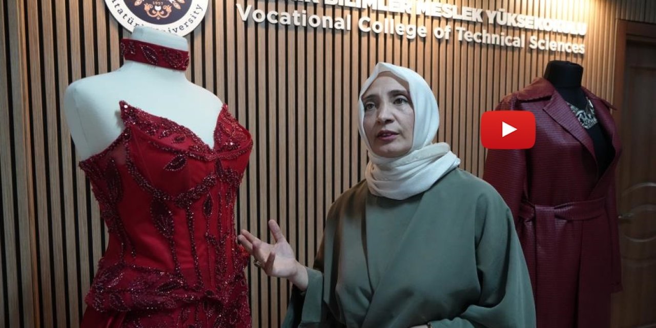 Bir kadının iğnesinden dökülen zarafet