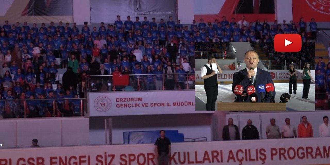 Erzurum'da Yaz Spor Okulları 3 bin sporcunun katılımıyla açıldı