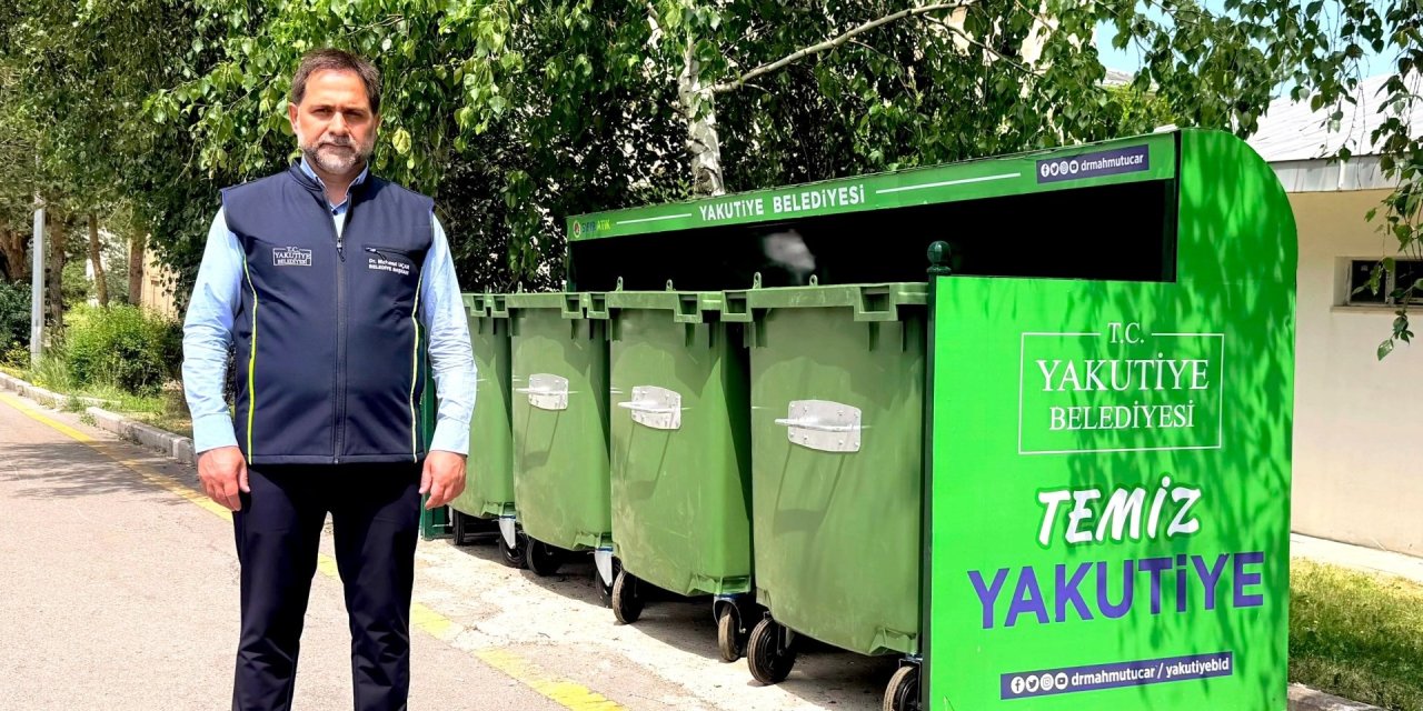 Yakutiye Belediyesi'nden Estetik ve Çevre Dostu Yeni Çöp Konteyner Sistemi