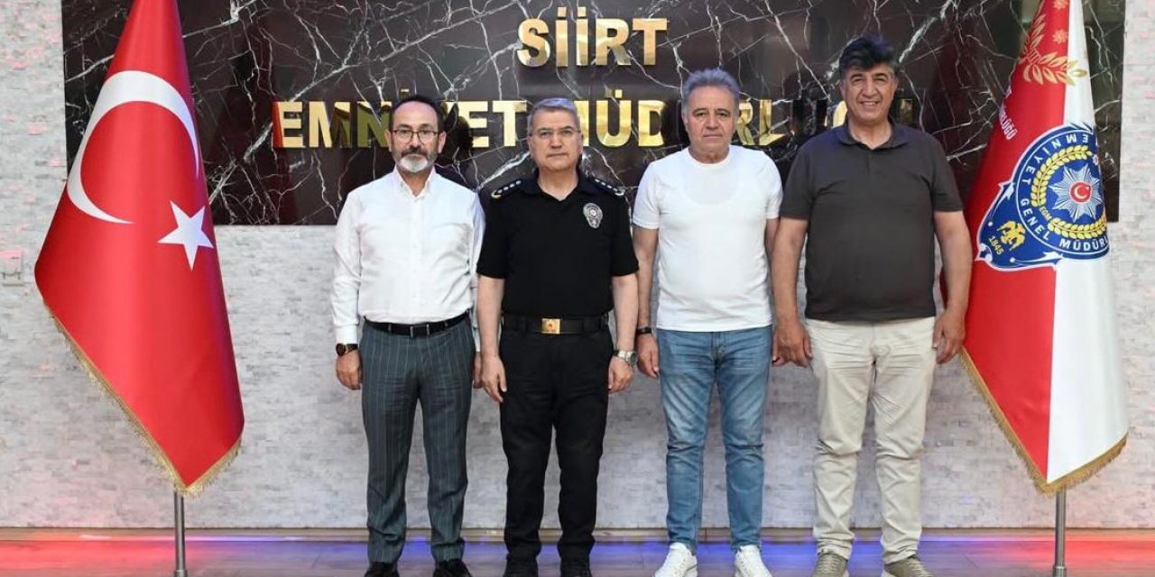 Başkan Sertoğlu ve Başkan Yiğider’den Siirt Emniyet Müdürü Özdemir’e Hayırlı Olsun Ziyareti